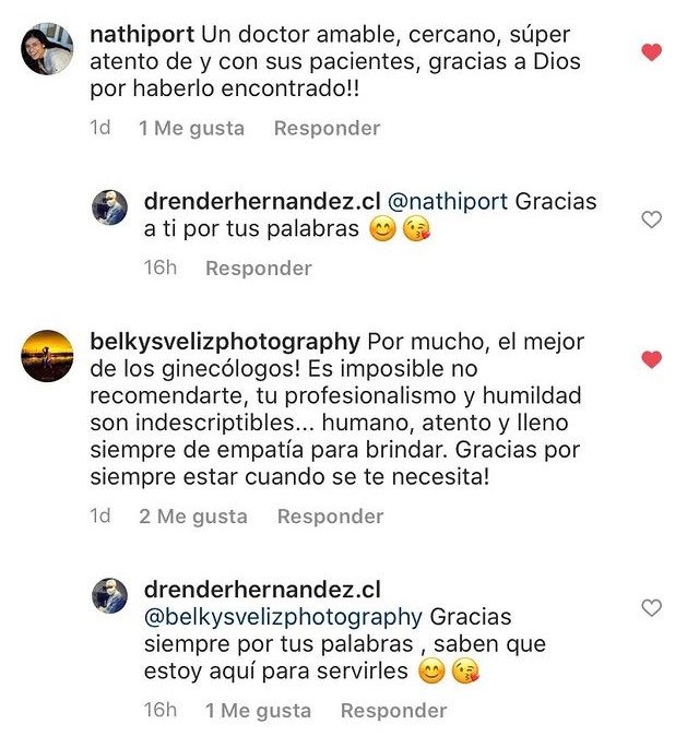 Opinión sobre control médico